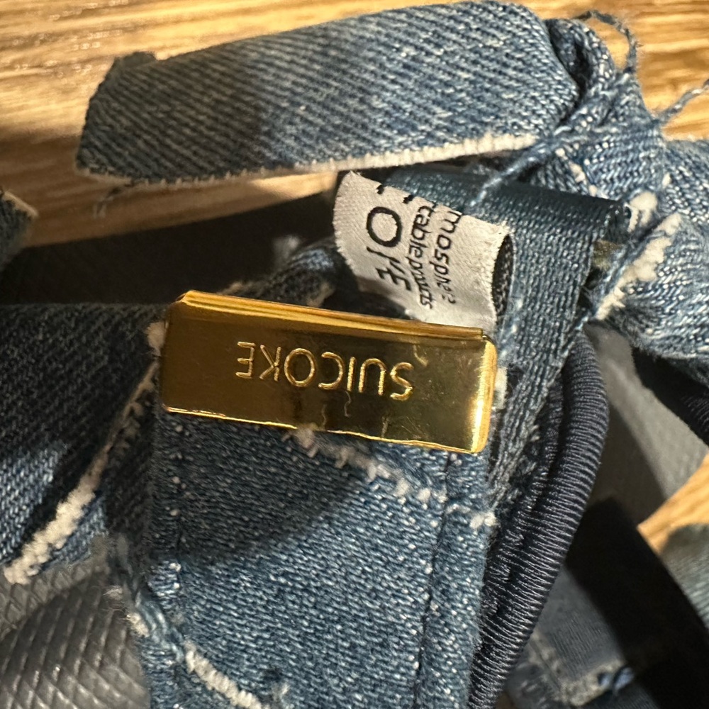 Suicoke woman’s Blue Denim Sandals - Picture 5 of 14